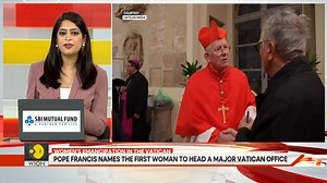 1.2K views · 12 reactions | #Gravitas | In a key milestone for women's empowerment in the Vatican, Pope Francis has appointed sister Simona Brambilla as Vatican's first female prefect. The appointment marks a major step in Pope Francis' aim to give women more leadership roles in governing the church. Molly Gambhir reports | WION | Facebook
