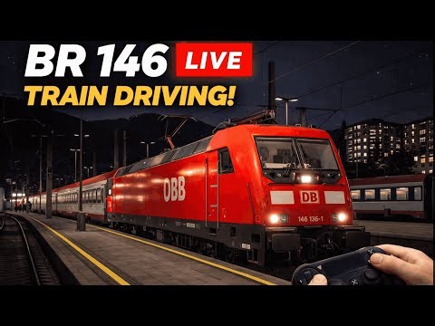 DB BR 146 Electric Locomotive | Ultra Realistic Night Drive 🔥