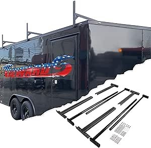 Adjustable Roof Ladder Racks Fit for Enclosed Trailers Trucks Vans
