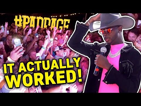 FAKE LIL NAS X CELEBRITY PRANK (PERFORMED ON STAGE)