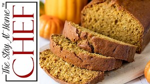 Moist pumpkin bread from scratch