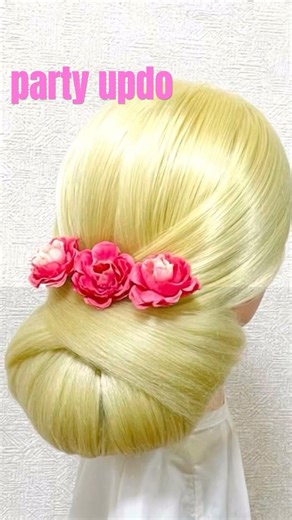 パーティでモテモテ✨綺麗なまとめ髪 Party Sleek Chignon