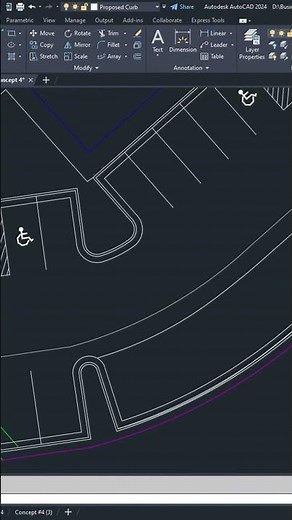 AutoCAD - Using Path Array to Prototype Parking Lots #autocad #tutorial #civil3d