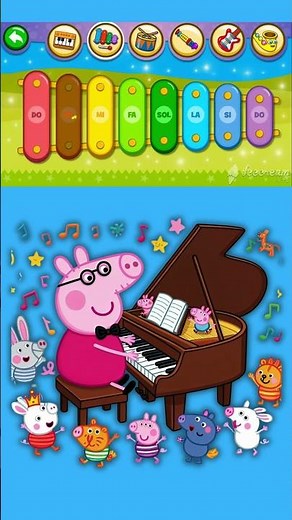 Musical Instruments for Children 🎼🎹🎺🎻Animal Sounds/Children's Piano