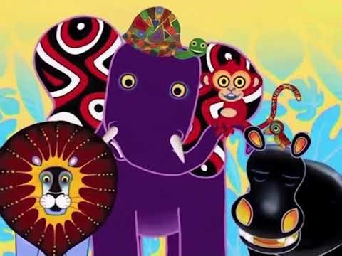 Tinga Tinga tales - Dance with the animals on dvd menu of Disney 💿