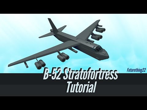 B-52 Stratofortress Bomber Plane Tutorial (Roblox Build a Boat for Treasure)