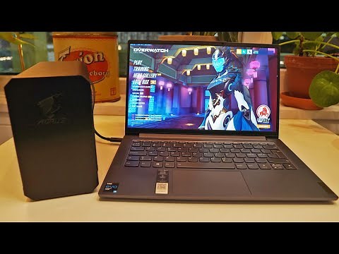 Thunderbolt 4 Port & eGPU - Lenovo Yoga Slim 7i i5 1135g7 - Setup, Gameplay & Benchmarks