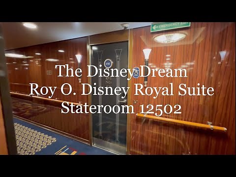 Disney Dream Royal Suite - Roy O. Disney Suite - Stateroom 12502 - Concierge Level - Hurricane Ian