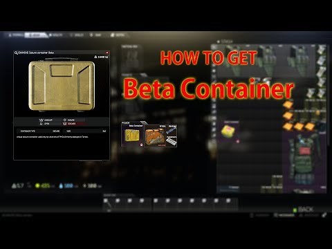 Escape From Tarkov - How to get Beta Container