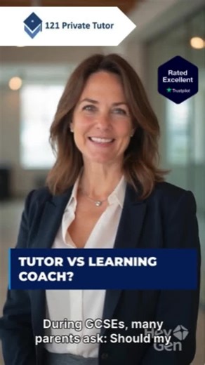 Tutor vs Learning Coach: What Does Your GCSE Child Need? During the GCSE years, many parents ask the same question: Should my child work with a tutor or a learning coach? At 121 Private Tutor, we support GCSE students every day, and the difference is simple. A tutor focuses on what your child is learning: GCSE subject knowledge Exam technique Closing gaps and improving grades A learning coach focuses on how your child learns: Revision strategies Organisation and time management Confidence and mo