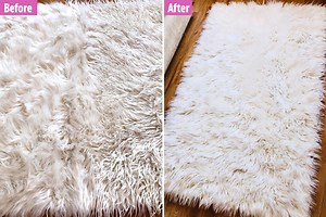 Woman shares three-step trick for washing fluffy rugs & it makes them look new