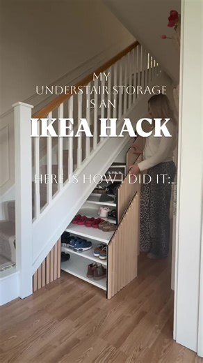 DIY Under-Stair Storage Using IKEA Platsa Units