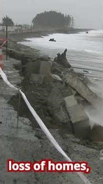 Our coastlines are slowly vanishing - Coastal Erosion #environment #science #climateaction #nature