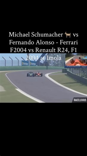 Michael Schumacher vs Fernando Alonso - Ferrari F2004 vs Renault R24, F1 2004 at Imola!!!! Greatest of All Time - Michael @f1 #f1 @f1 @ferrari @scuderiaferrari #michaelschumacher #formula1 #racing | collectorscarworld.com