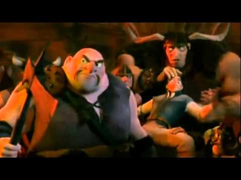 Rapunzel, Flynn and The Pub Thugs sing "Raise Your Glass"