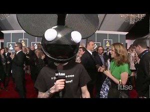 Deadmau5 on the Grammy Red Carpet