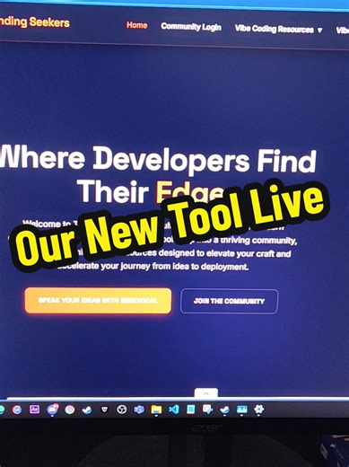 Our new tool is live so check the link in the profile and come on by and check it out and let us know what you think. #ai #seekcoding #websites #vibecoding #webapp