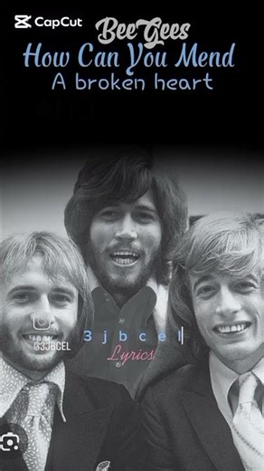 How Can You Mend A Broken Heart #shorts #beegees #lyrics #viral #trending #love #song