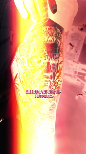 Mission status: unfinished To be continued. I’ll be back. #terminator #tattoo #ink