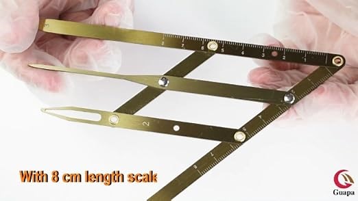 Microblading PMU Eyebrow Golden Ratio Caliper Stencil 