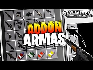 El mejor MOD de ARMAS para Minecraft pe 1.17 || ACTUAL GUNS para MCPE 1.17