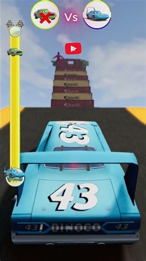 💥🚗 أخطر قفزة موت! Lightning McQueen vs Chick Hicks 😱🔥