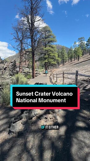 I never knew this national monument existed, so I bet you haven’t heard of it either. Just outside Flagstaff, Arizona, Sunset Crater Volcano National Monument is a sprawling volcanic landscape covered in craters, lava flows, and miles of black cinder. The volcano erupted about 900 years ago, and the lava flows are still so sharp and fragile that you’re only allowed to hike on designated trails. But there’s plenty to explore — from walking across the Bonito Lava Flow to scrambling through jagged