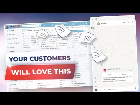 How to Send Invoices Through WhatsApp from Acumatica Cloud ERP