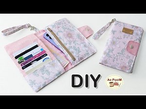 DIY Simple Clutch Wallet With Pocket & Card Slots