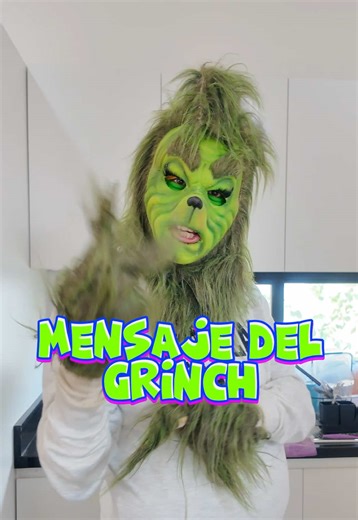 Mensaje de fin de año del Grinch para ustedes