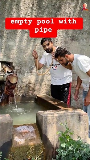 empty pool with pipe | physics experiments #experiment #physics #viral