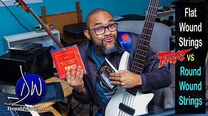 The ultimate battle between the Flats and Roundwound... LOL. Enjoy the video! DonaldWaugh.com Optima - Strings Made In Germany | DonaldWaugh.com