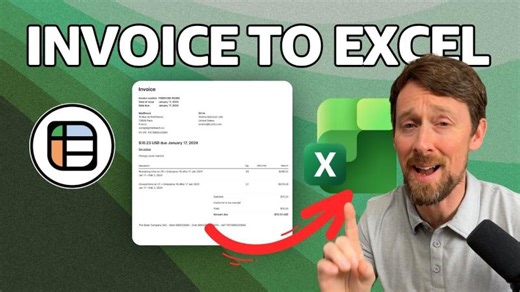 PDF Invoice to Excel (Easiest Way 2026) | Lido
