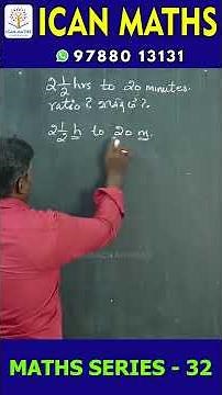 📌 Maths Series – 32 | Ratio PYQ | High-Level Questions with Easy Methods