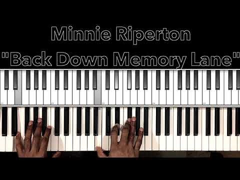 Minnie Riperton "Back Down Memory Lane" Piano Tutorial