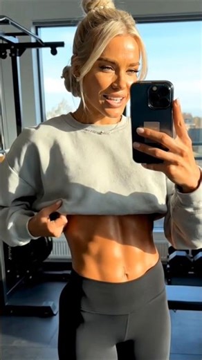 Norway's Goddess of Iron: Strength and Seduction😳🔥❤️ #gymgirls