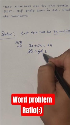 Ratio word Problem #maths #shorts