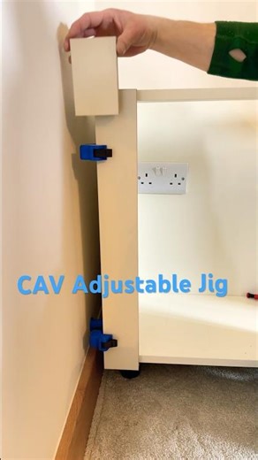 Perfect Scribe Every Time 🔥 Adjustable Scribe Jig in Action | No Guesswork #cavjoinery