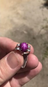 Fascinating how a star ruby reacts to different lighting.