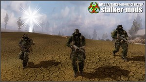 Real stalkers + Spetsnaz mod for S.T.A.L.K.E.R.: Call of Pripyat