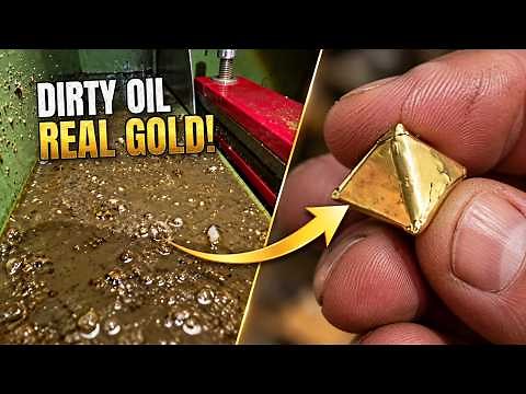 This Filthy Saw Oil Was Hiding 3 Ounces of Gold! | Goldbay