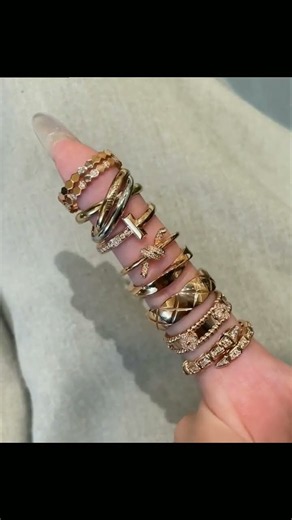 🌹 Cartier rose gold ring collection — every piece speaks for itself 💍✨