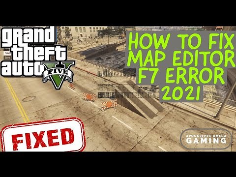 how to fix map editor F7 not working