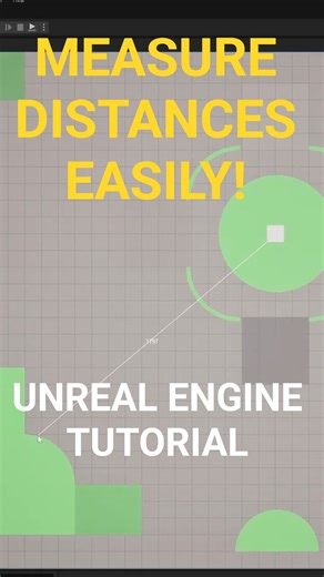 MEASURE DISTANCES EASILY in Unreal Engine #UnrealEngine #UE #gamedev #indiedev #fyp