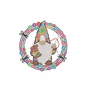 Sewing Gnome Machine Embroidery Design: 5 Sizes, Multiple Formats (digital File) Instant Download - Etsy