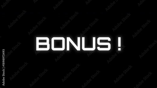 Bonus - animation of message with glitch. Cyberpunk, technology text. Damaged, distorted signal effect. Retro game style. Embedded transparency