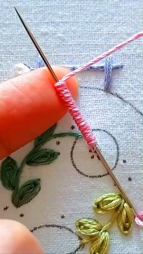 Stunning Bullion Knot Embroidery Tutorial #bullion #new #foryou #video #viral #trending #reels #viralreels #handmade | Embroidery Skills ideas