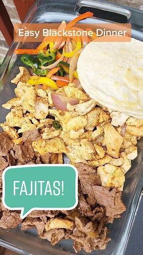 Delicious Camping Fajitas on Blackstone Griddle