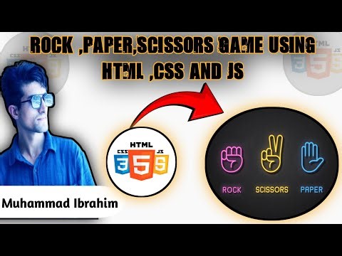 Build a Rock Paper Scissors Game with HTML, CSS & JavaScript | Ultimate Beginner Project | Game