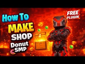 How to Make Shop Like Donut SMP 🔥🎮 | FREE Donut SMP Shop Plugin Setup (Step-By-Step Guide)😁👌